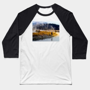 Morning Fog Baseball T-Shirt